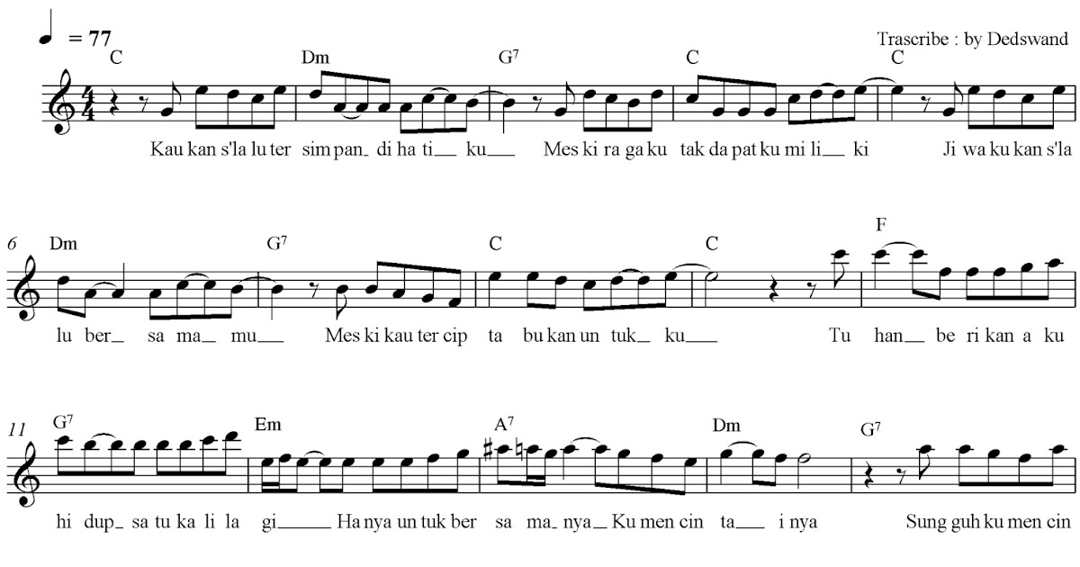 Lirik Lagu Cinta Luar Biasa Pianika Arsia Lirik