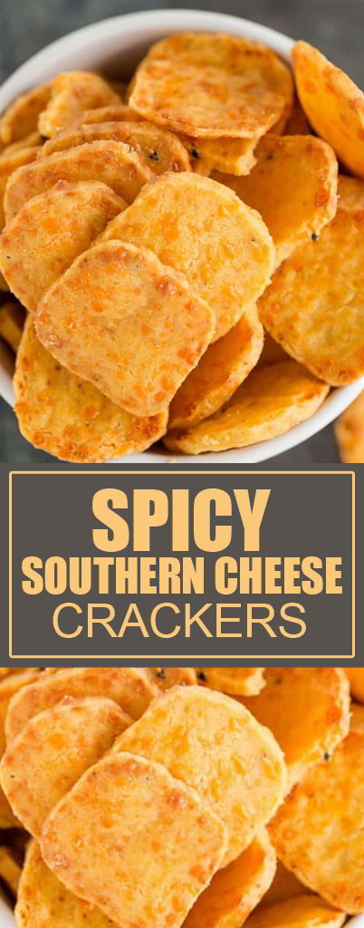 Spicy Southern Cheese Crackers - My Zuperrr Kitchen