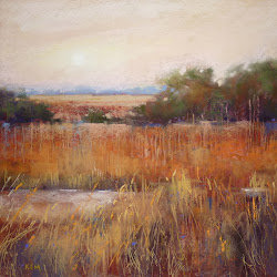 grass painting margulis karen pastel paintings watercolor landscape marsh autumn favorite trick landscapes pastels artist grasses techniques watercolour oil warm