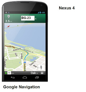 Google Maps GPS Nexus 4