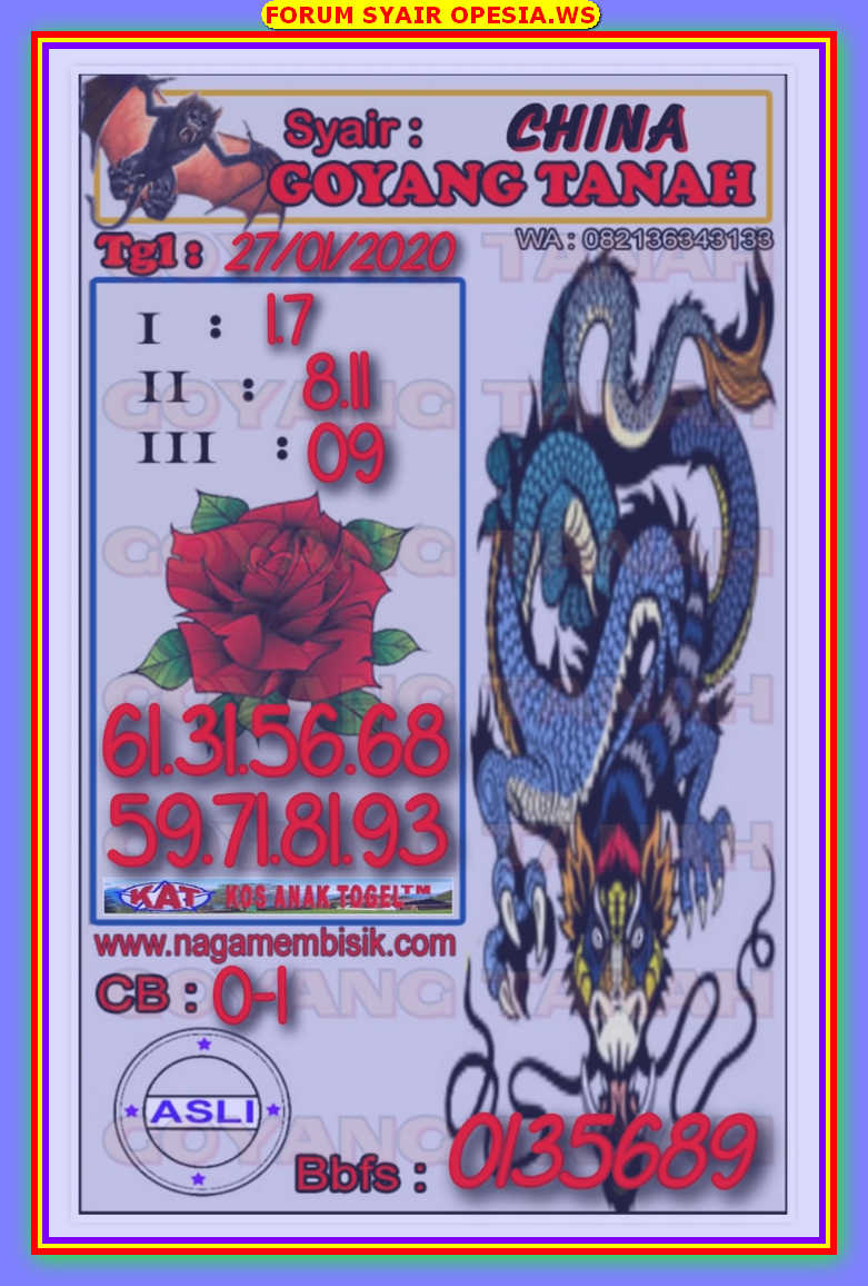 1 New Message Kode Syair Sydney 27 Januari 2020 Forum Syair Togel Hongkong Singapura Sydney 1 New Message Kode Syair Sydney 27 Januari 2020 Forum Syair Togel Hongkong Singapura Sydney