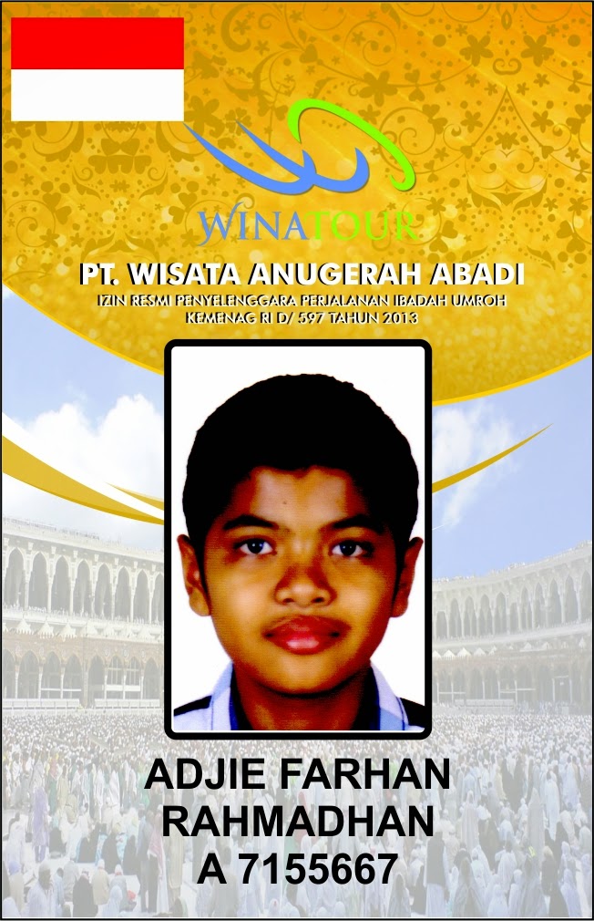 contoh desain id card Portofolio Bintoro Utomo