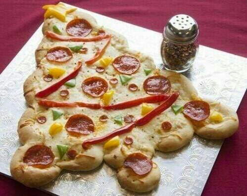 Christmas Tree Pizza