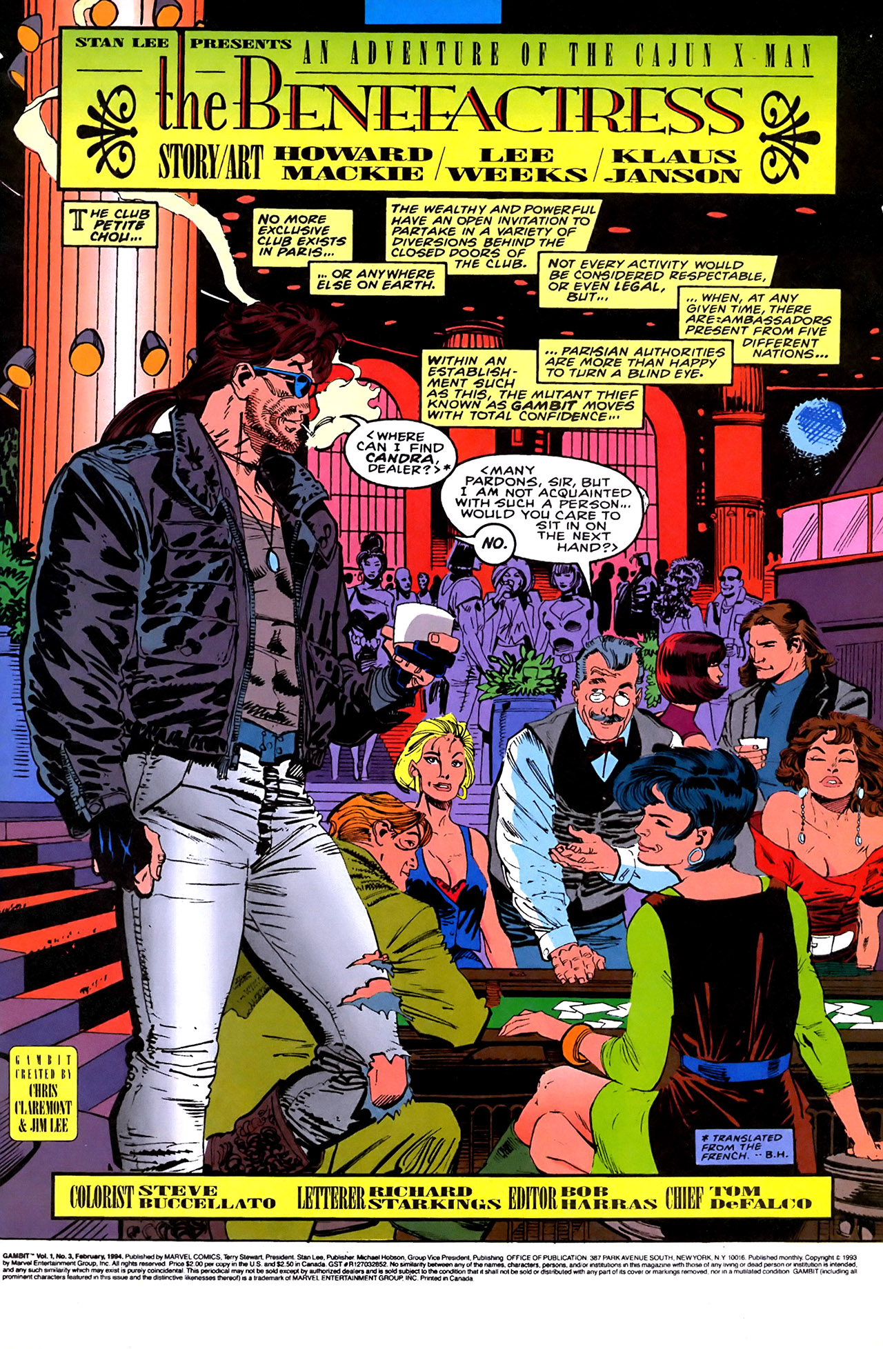 Read online Gambit (1993) comic -  Issue #3 - 2