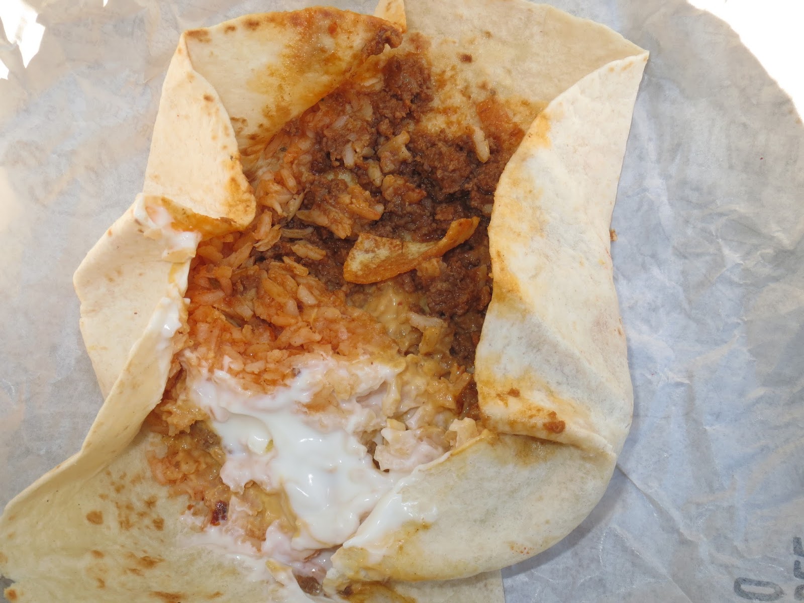 Cheesy double beef burrito taco bell labquiz