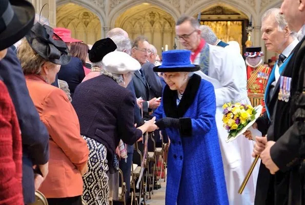 Queen Elizabeth II attended 2018 Royal Maundy service held at St George Chapel