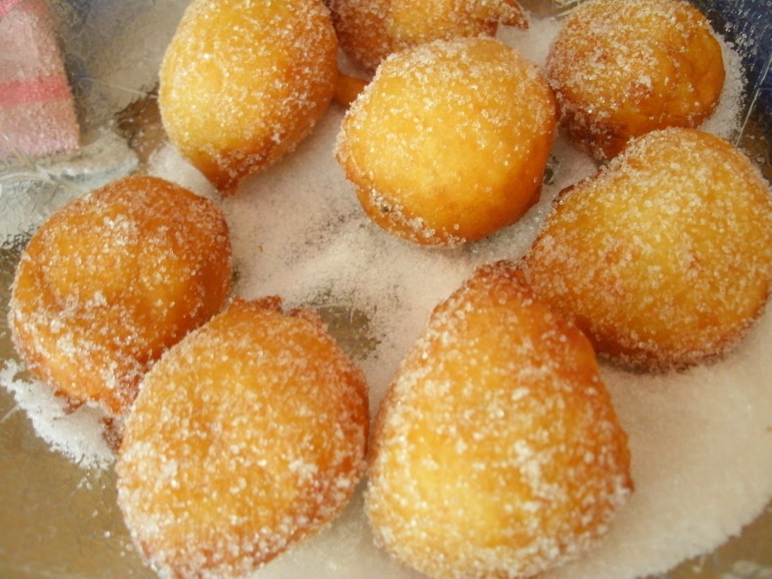 backe-backe-kuchen: Apfel-Quark- Krapfen