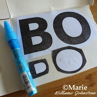 Halloween Boo Banner Craft Tutorial
