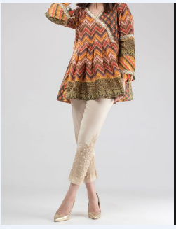 angrakha short frock design