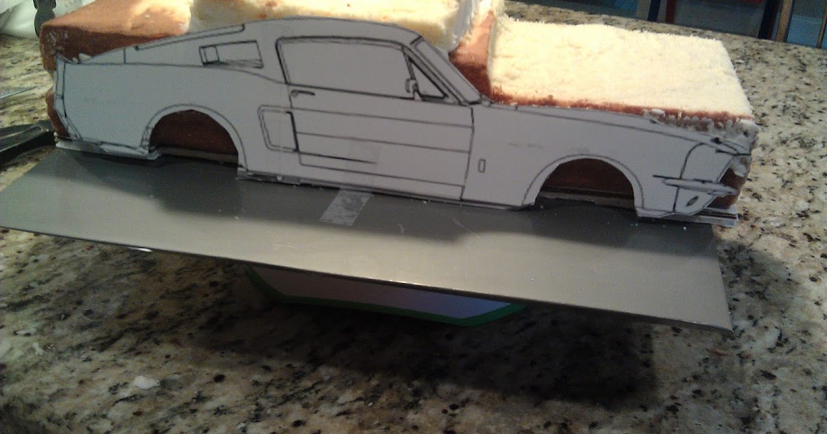 A shelby mustang cake and a mike mccarey dvd giveaway sweet.