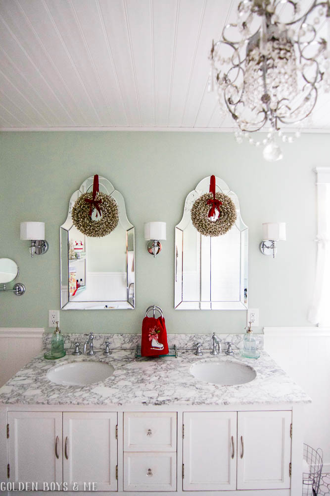 Golden Boys And Me Christmas Master Bathroom And A Fun Advent