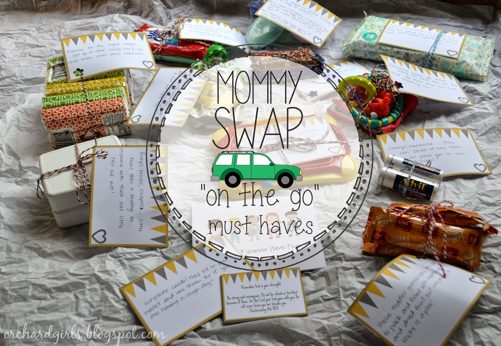 Mommy Swap - On the Go / Must Have Items with Orchard Girls Blog