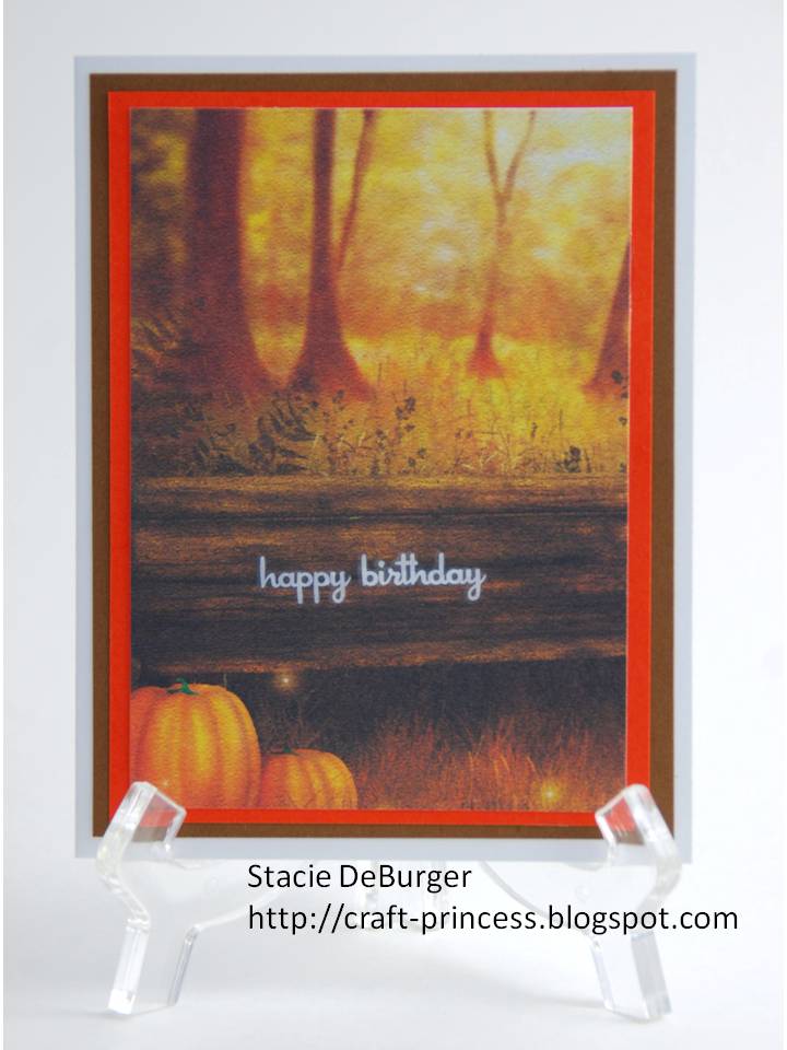 All Things Crafty!: Autumn Happy Birthday!