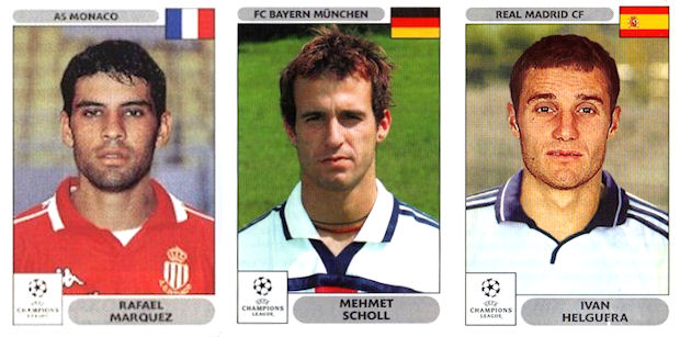 PANINI UEFA CHAMPIONS LEAGUE 2000-2001 STICKERS SELECT STICKERS FROM GRID 