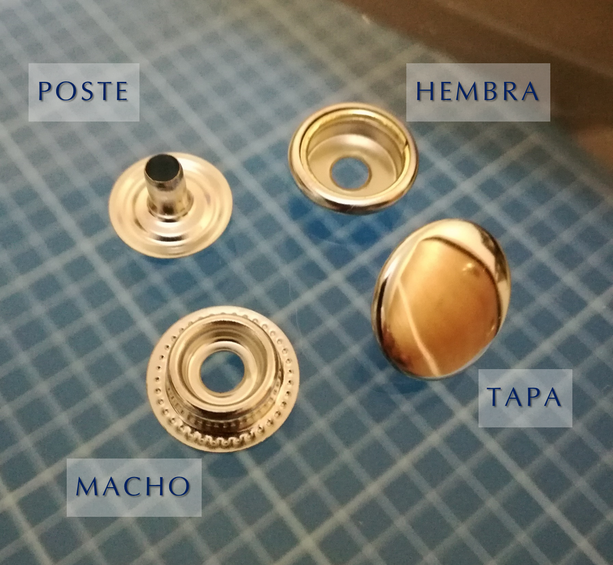 Como instalar los broches de presión