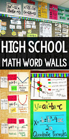 Scaffolded Math And Science High School Math Word Wall Ideas