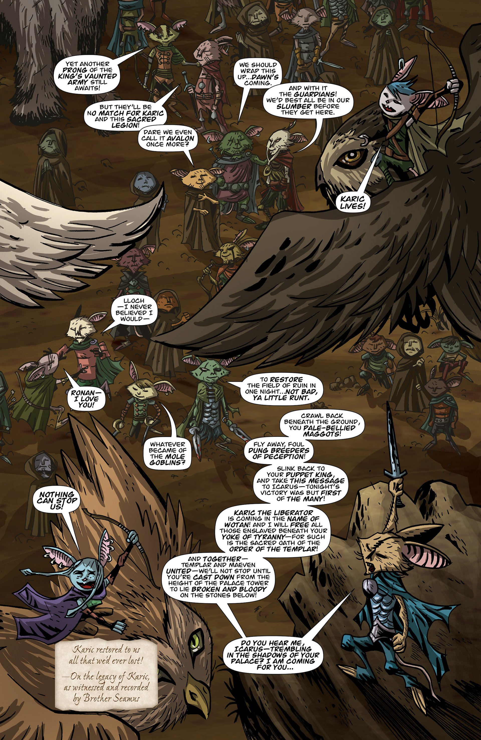Read online The Mice Templar Volume 4: Legend comic -  Issue #12 - 15