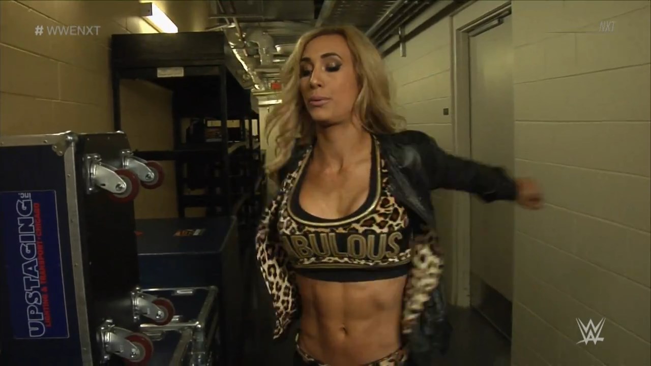 On the February 10th, episode of WWE NXT, Carmella got her championship mat...