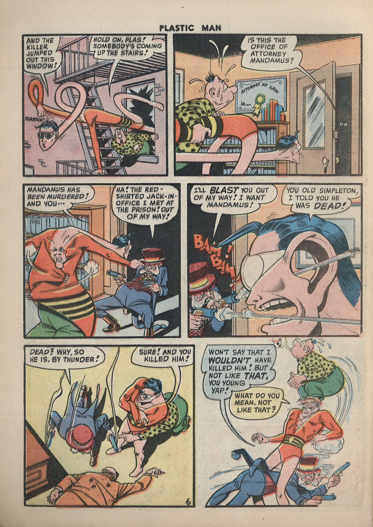 Read online Plastic Man (1943) comic -  Issue #18 - 29
