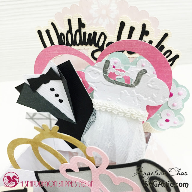 ScrappyScrappy: Wedding wishes  #svgattic #scrappyscrappy #weddingwishes #boxcard #card