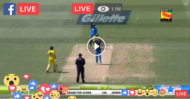 sony six live match today online