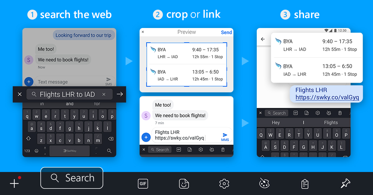 适用于 Android 和 iOS 的 SwiftKey:微软 Bing AI 简介