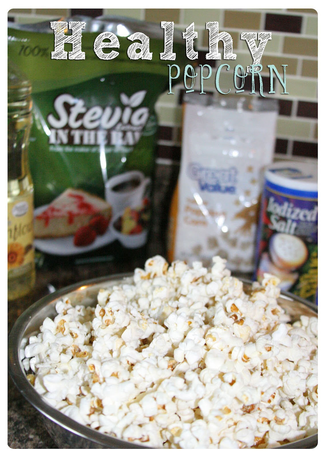 Mrs. This and That Healthy popcorn