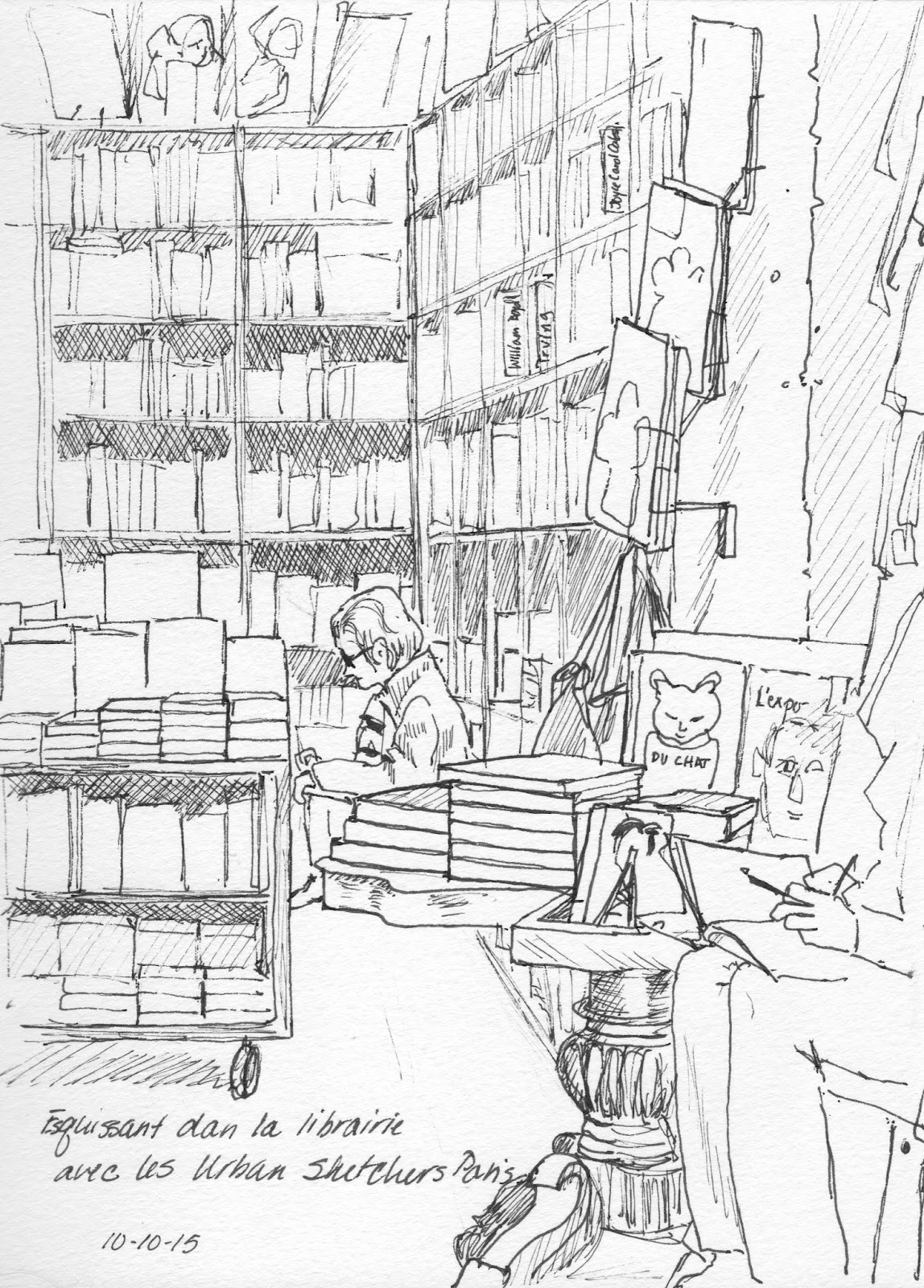 Urban Sketchers Portland Sketching with the Paris Sketchers