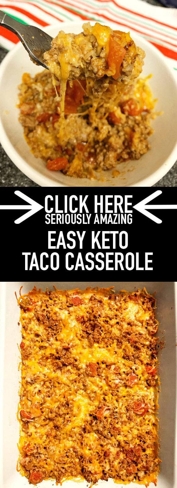 Easy Keto Taco Casserole 1000+ Best Recipes Ever