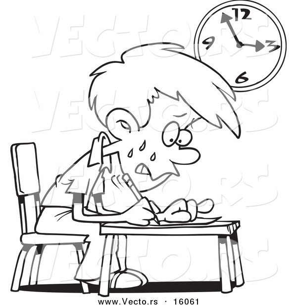 test anxiety clipart - photo #12