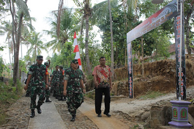 WAASTER KODAM IV/DIP KUNJUNGI LOKASI TMMD