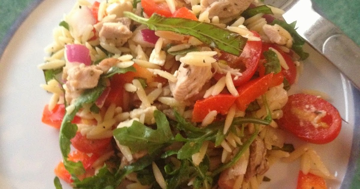 Al's Recipe Reviews ChickenOrzo Salad with Goat Cheese