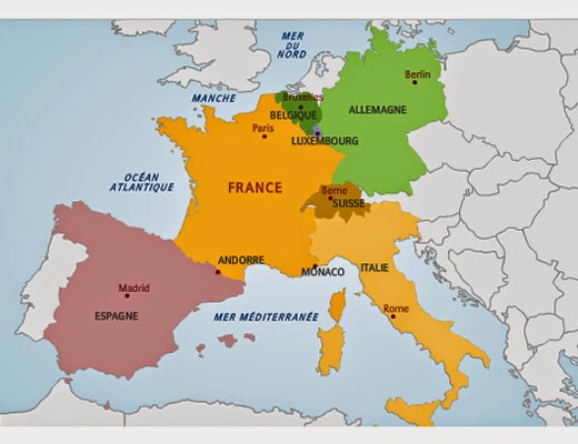 Cours de français: Les frontières de la France