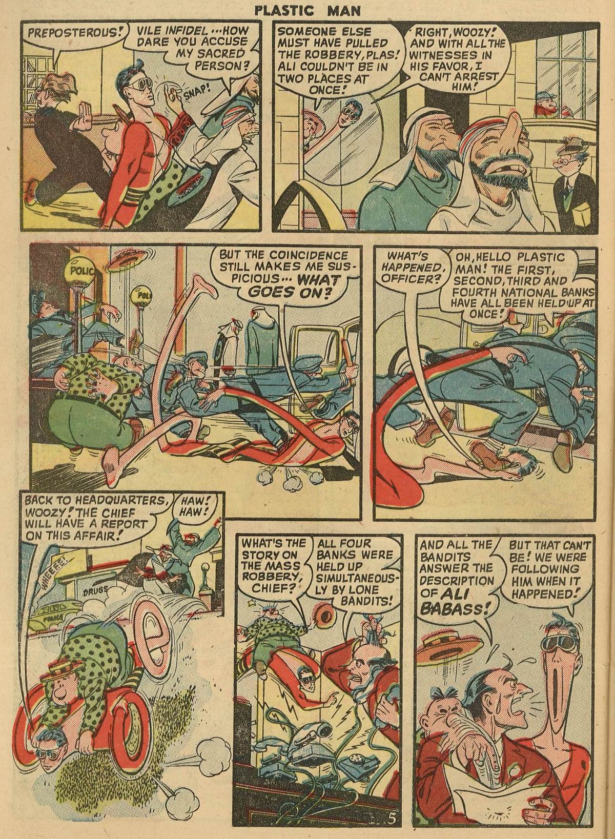 Read online Plastic Man (1943) comic -  Issue #16 - 41