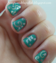 ancient greek nail polish inspired beauty silver shimmers zoya beautifully zuza teal base