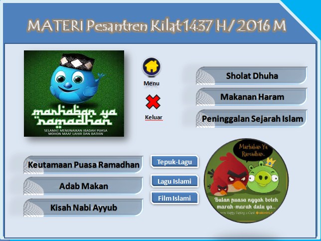Materi Pesantren Kilat Lengkap Untuk SD/MI