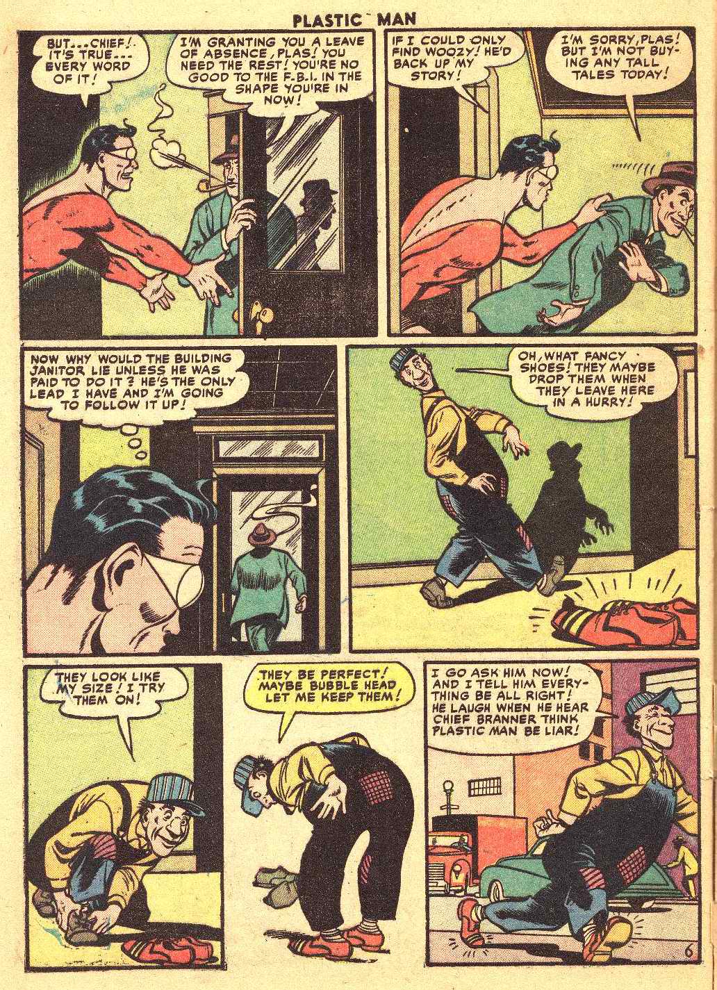 Read online Plastic Man (1943) comic -  Issue #32 - 33
