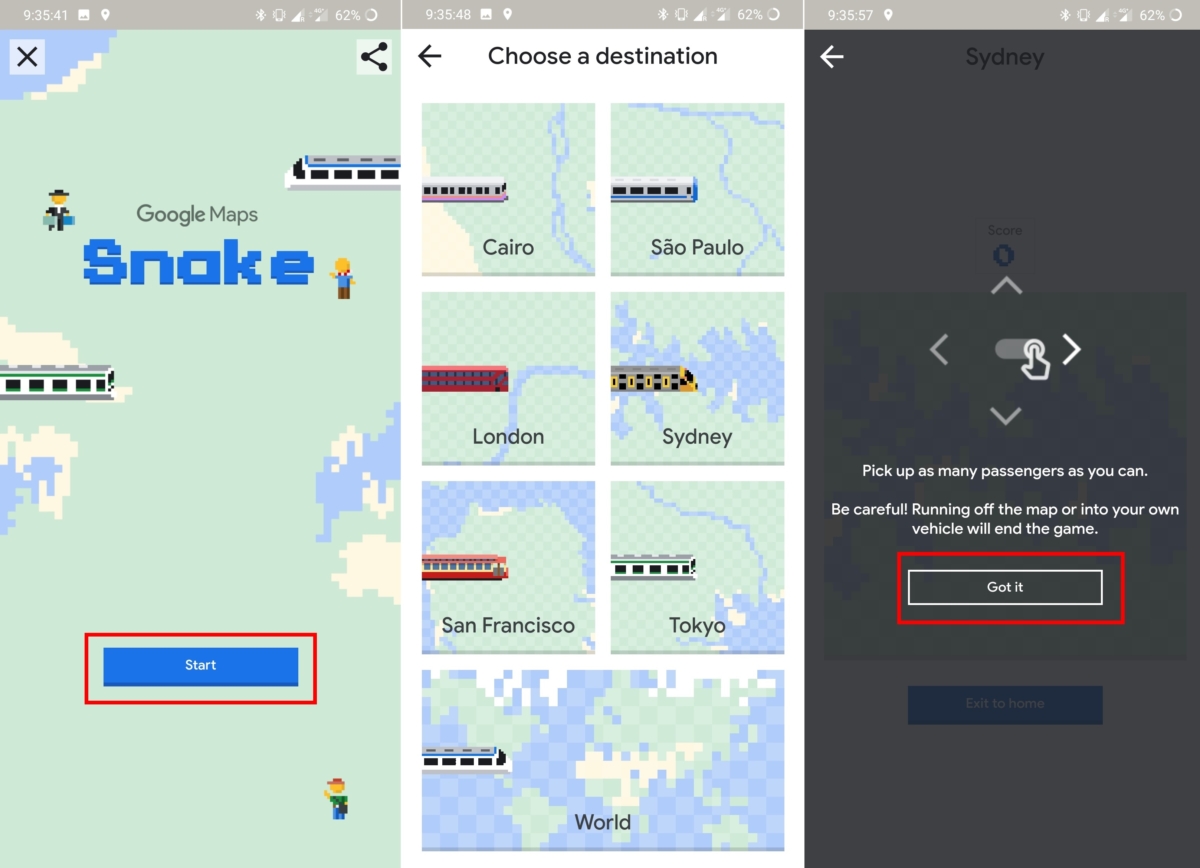 Google porta Snake su Google Maps Google porta Snake su Google Maps