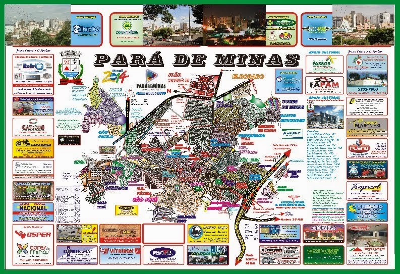 Planta Cartográfica Oficial de Pará de Minas 2014
