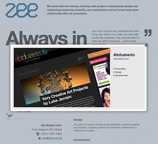 The process of creating the site: Zee Site