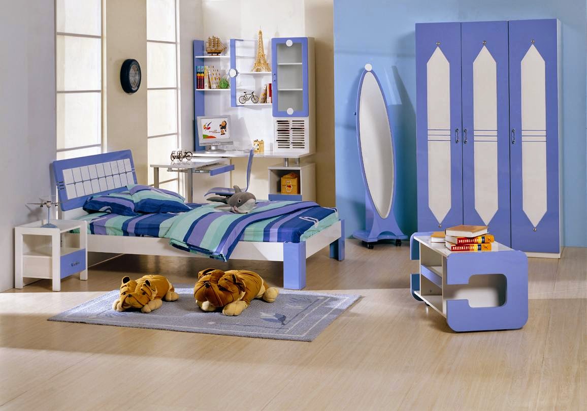 Dormitorios decorados para niño color azul - Ideas para decorar dormitorios
