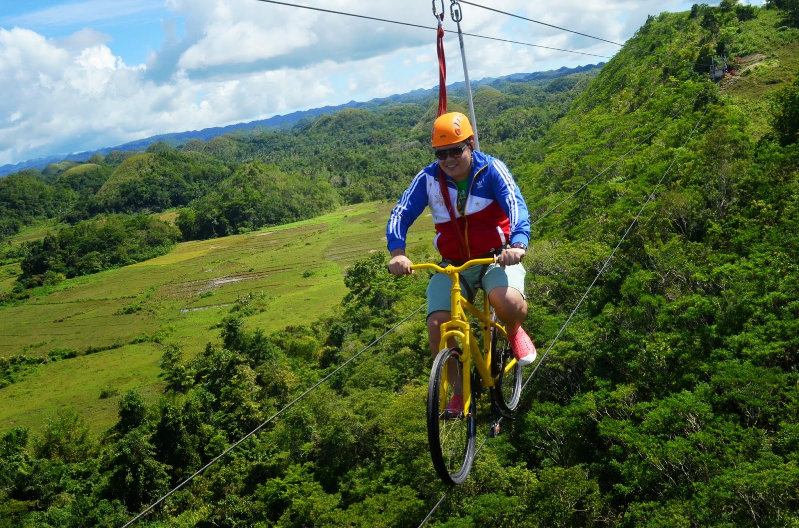 Experience The Excitement and Thrill of Riding a Bike on a Zip line at