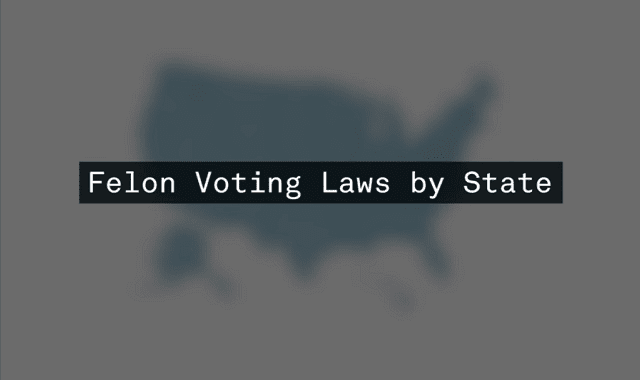 Felon Voting Laws by State #Video - Visualistan