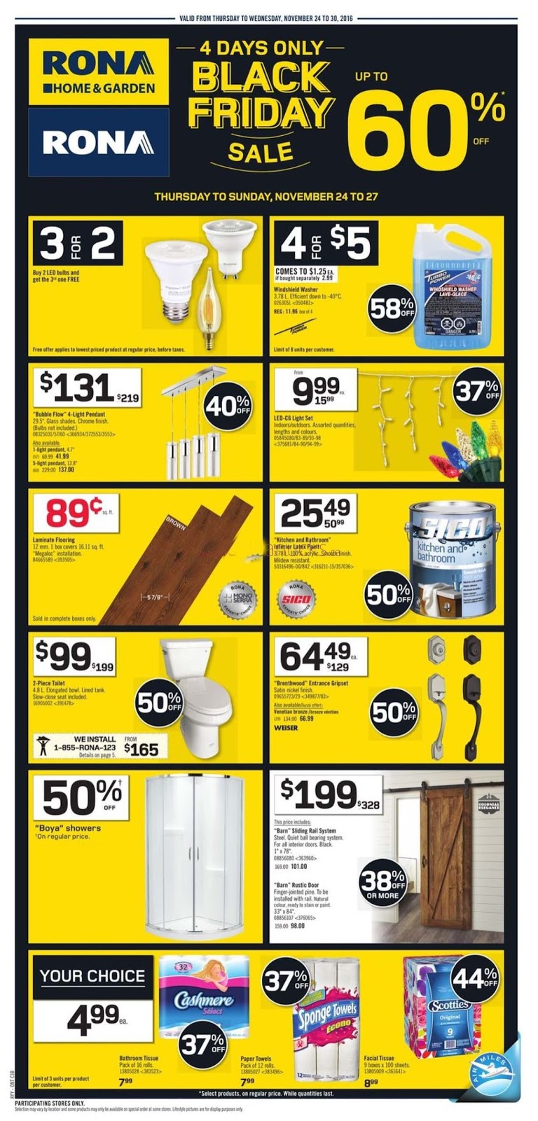 Store Flyers Rona flyer cold lake