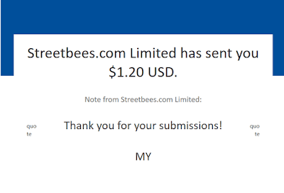 2nd streetbees payment proof