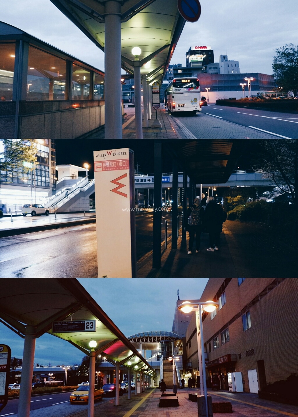 nagano station bus stop