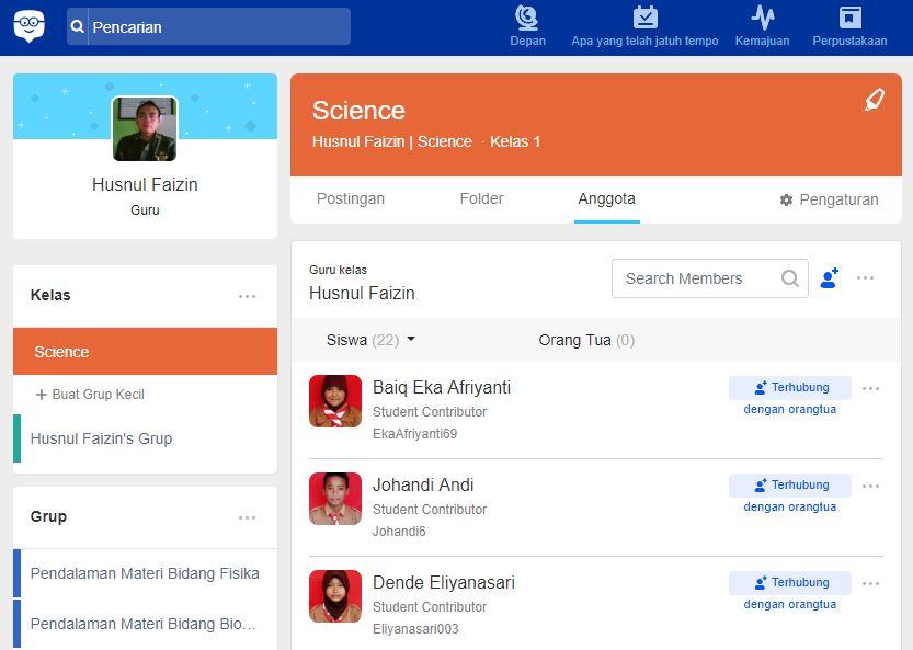 Membangun E Learning Kelas Maya Melalui Edmodo Hf Blog