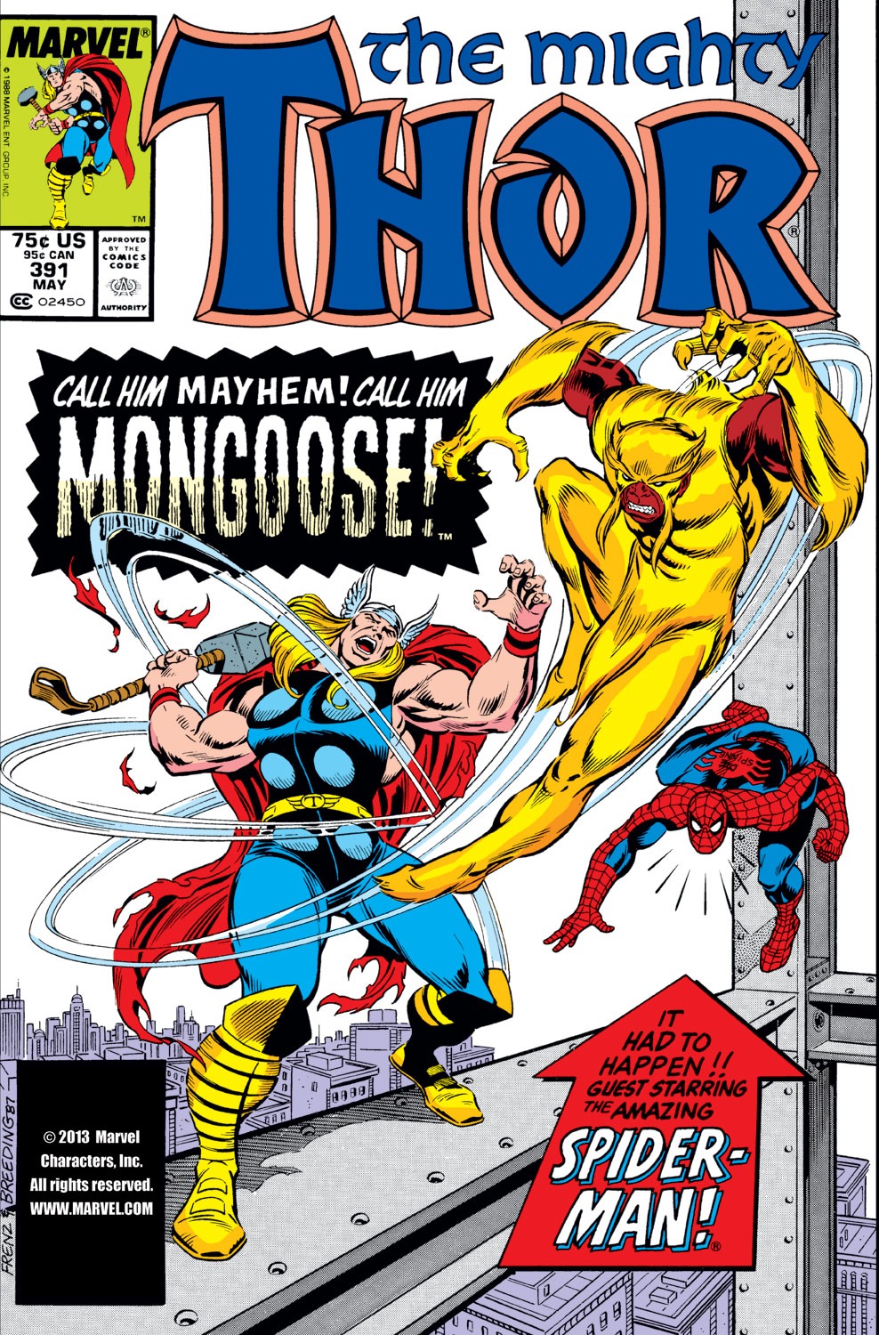 Read online Thor (1966) comic -  Issue #391 - 1
