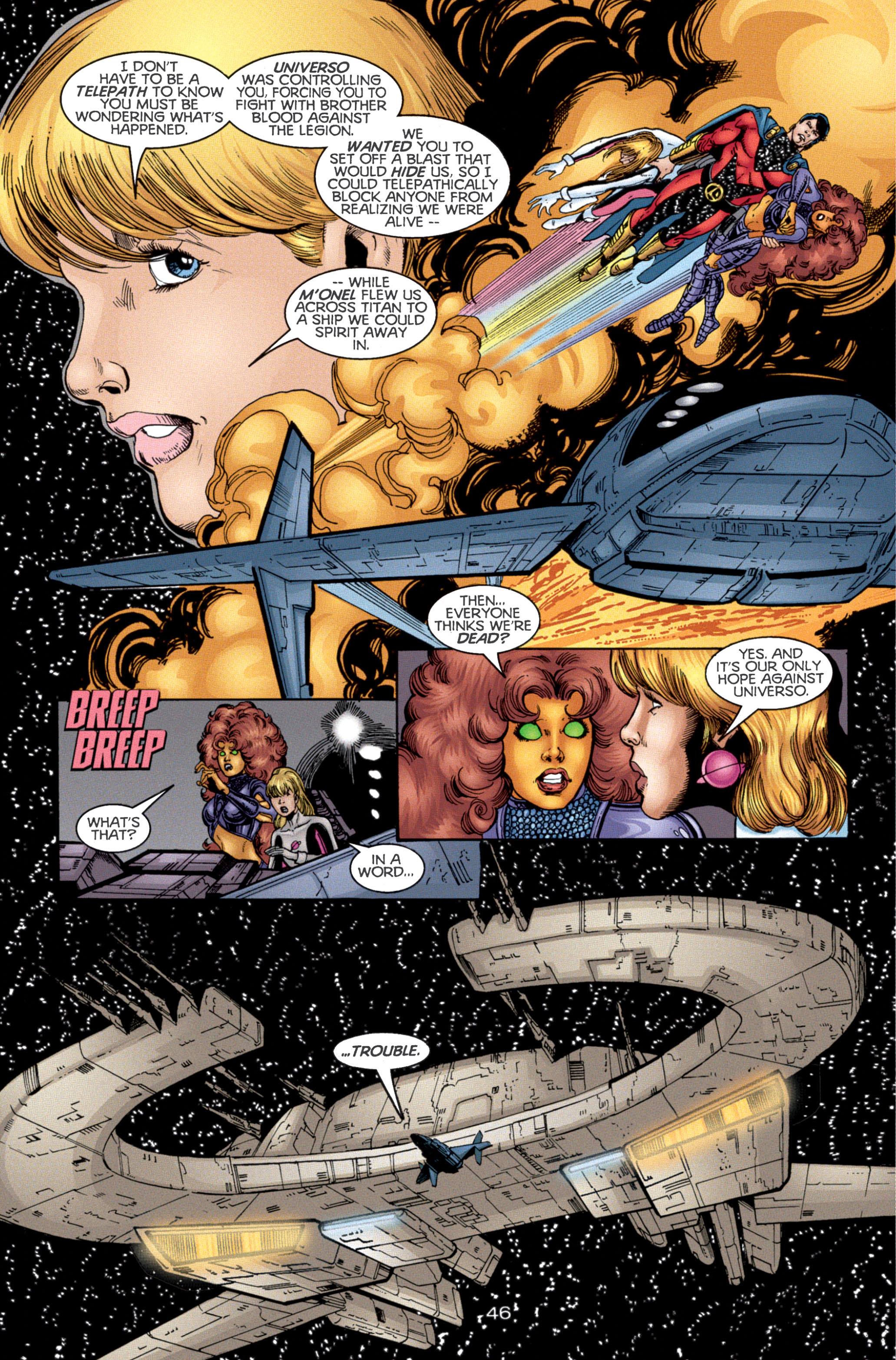 Read online Titans/Legion of Super-Heroes: Universe Ablaze comic -  Issue #2 - 48