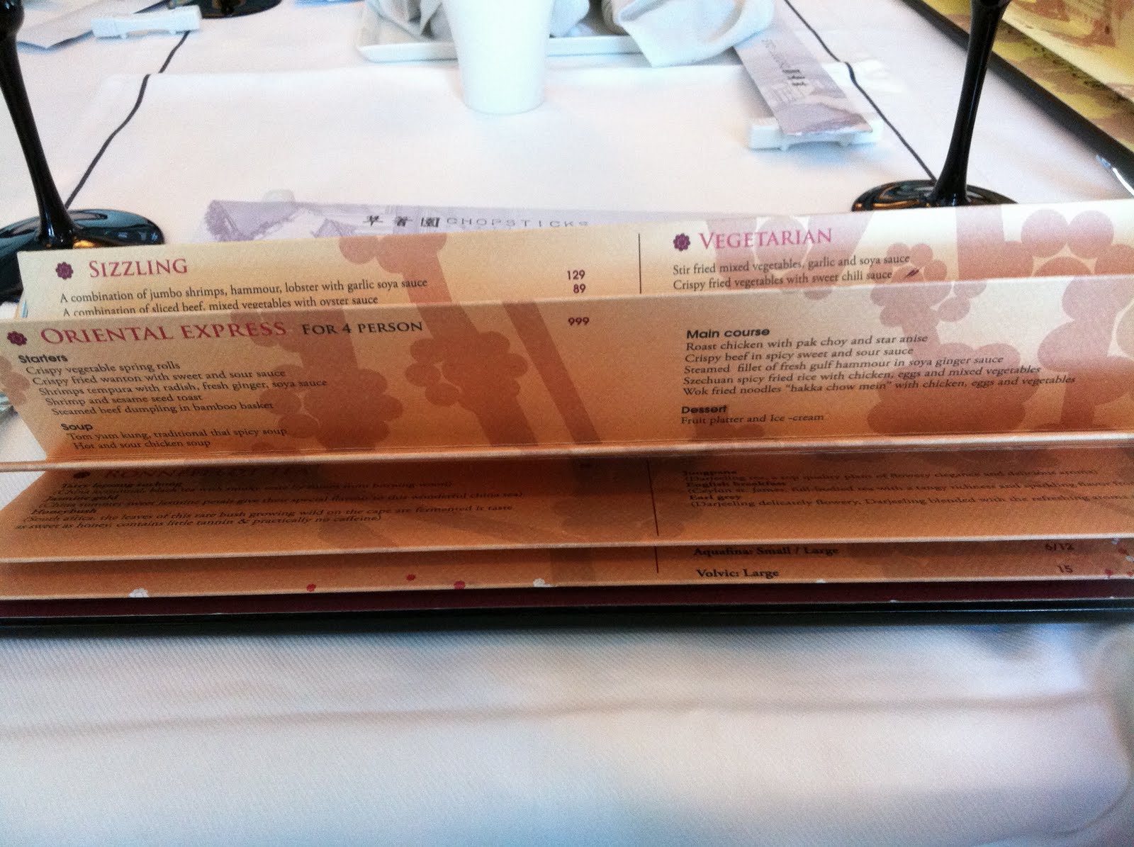 Qatar Culture Club CHOPSTICKS Restaurant in Wyndham Hotel An unusual